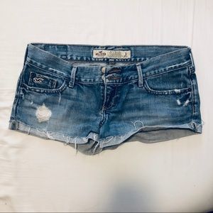 Medium Washed Denim Short Short